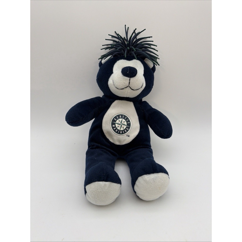 Seattle Mariners 14" Plush Bear MLB with Spike Hair